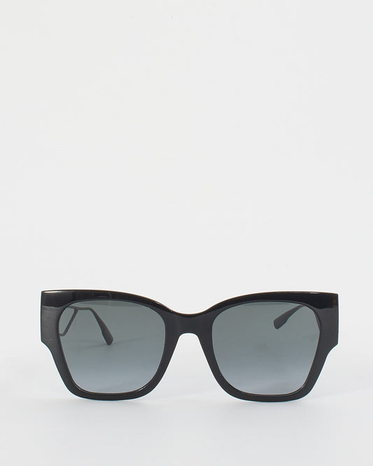 Dior Black Acetate 30Montaigne S2U Cat Eye Sunglasses