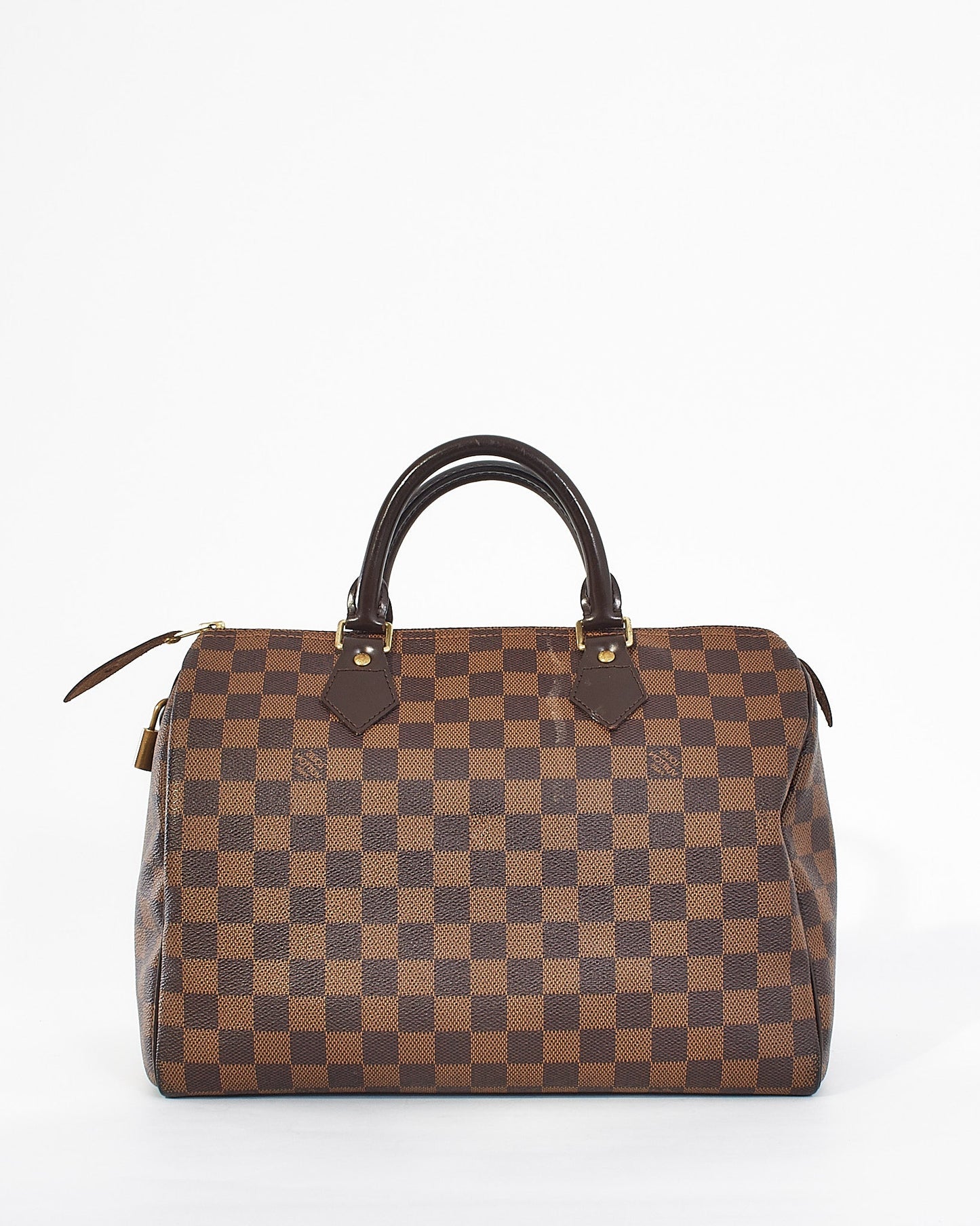 Louis Vuitton Damier Ebene Canvas Speedy 30 Bag