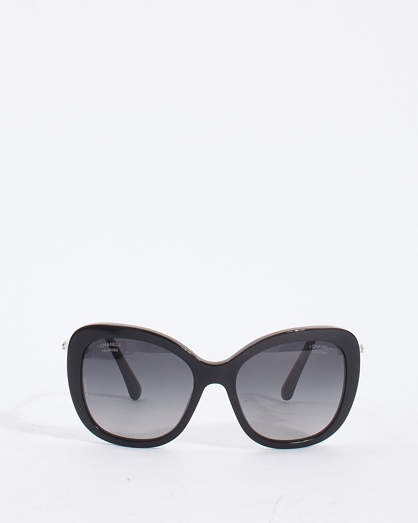 Chanel Black 5339-H Pearl Butterfly Sunglasses