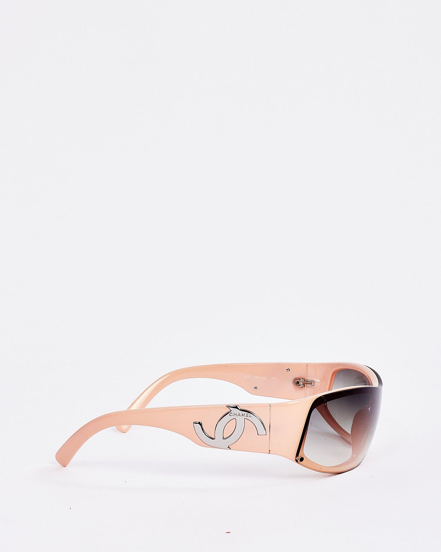 Chanel Nude 5072 CC Logo Shield Sunglasses