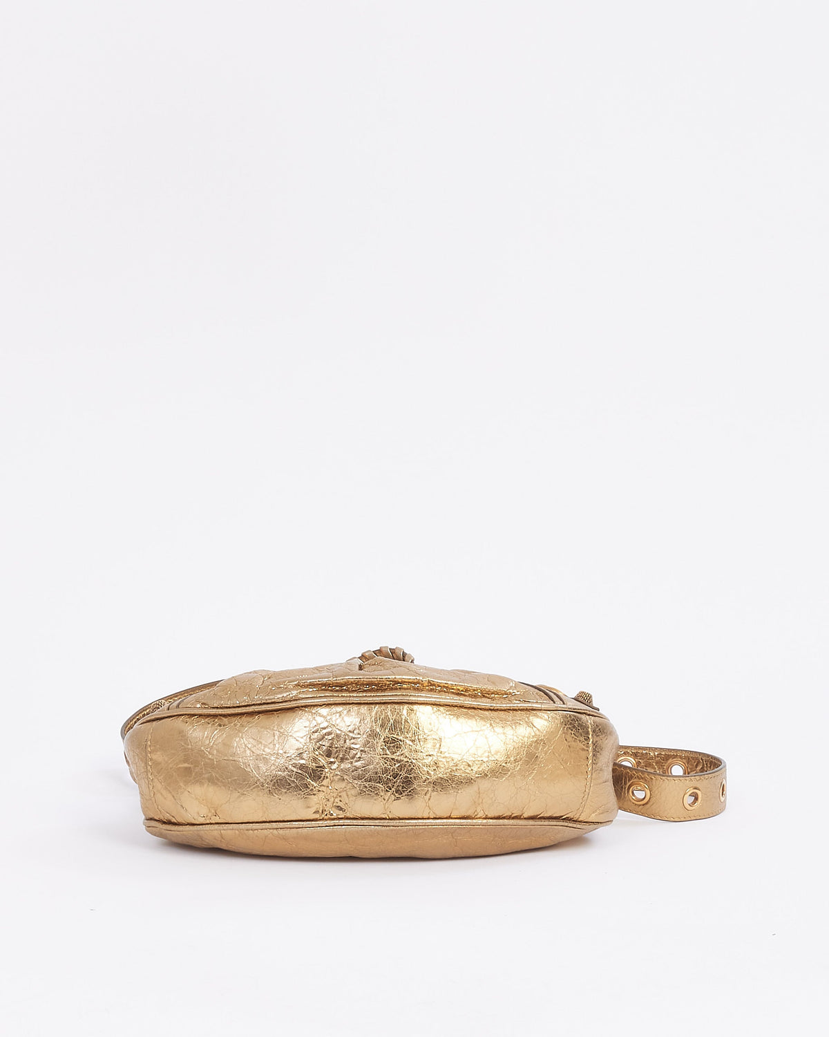 Balenciaga Gold Metallic XS Le Cagole Shoulder Bag