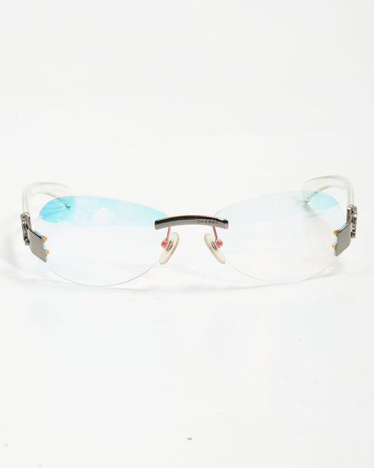 Chanel Iridescent Multi Color Lense CC Logo 4037 Sunglasses