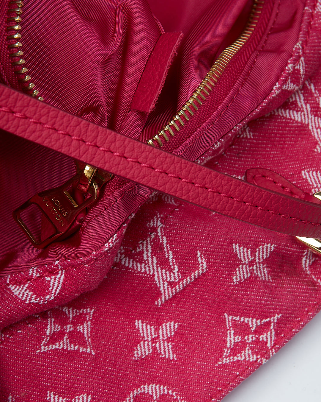 Louis Vuitton Pink Monogram Denim Noefull MM Tote Bag