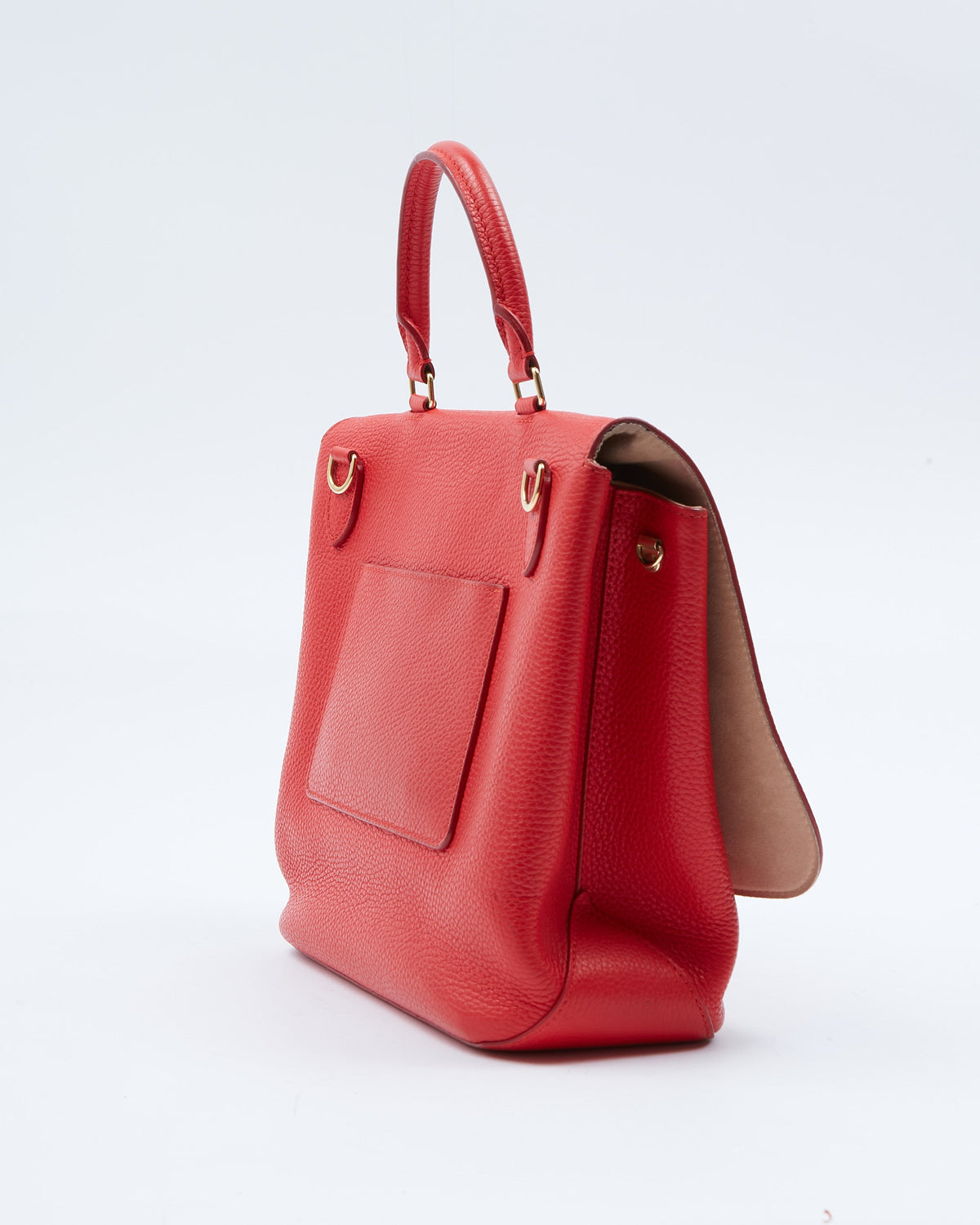 Louis Vuitton Red Taurillon Leather Volta Bag