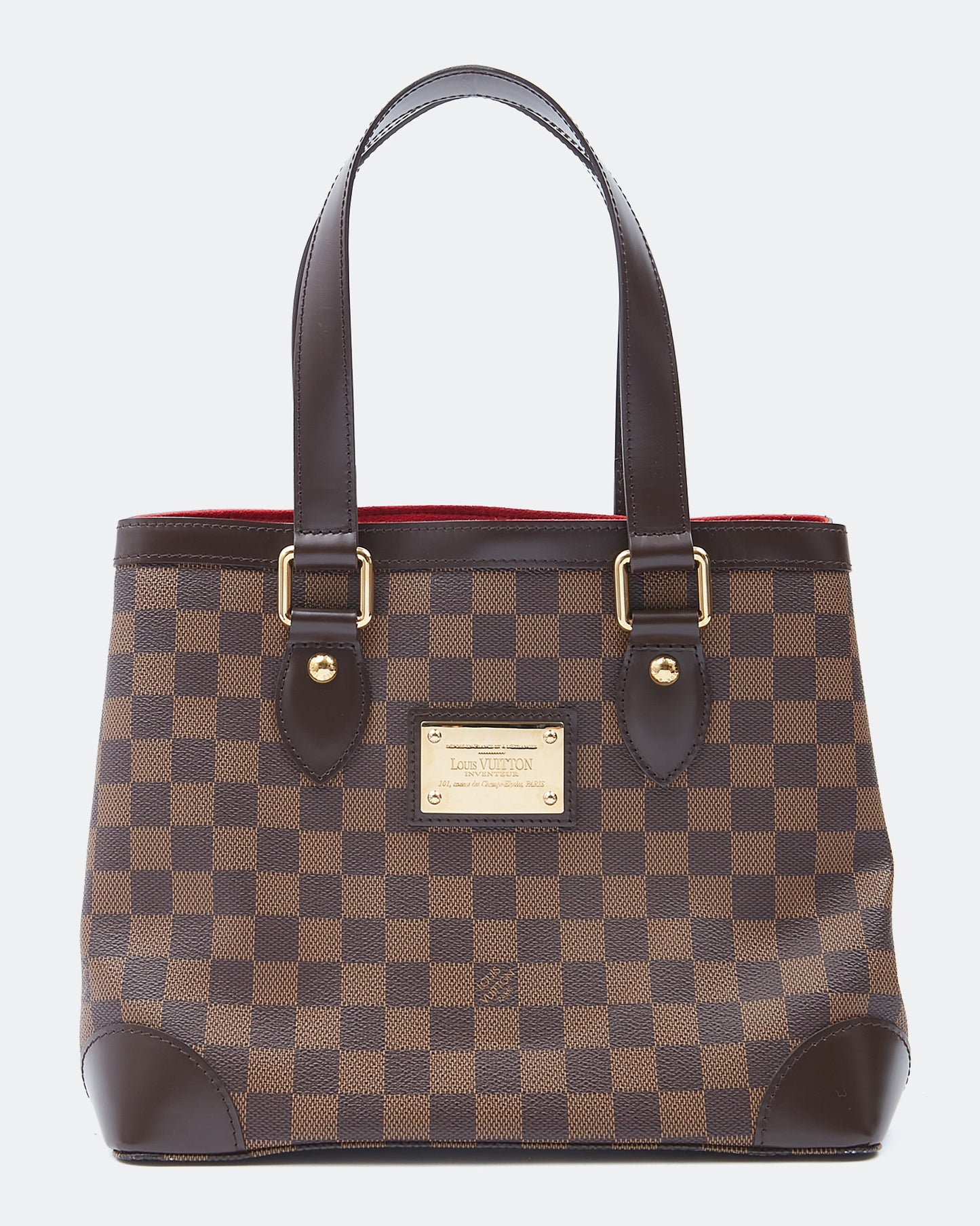 Louis Vuitton Damier Ebene Canvas Hampstead PM Tote Bag