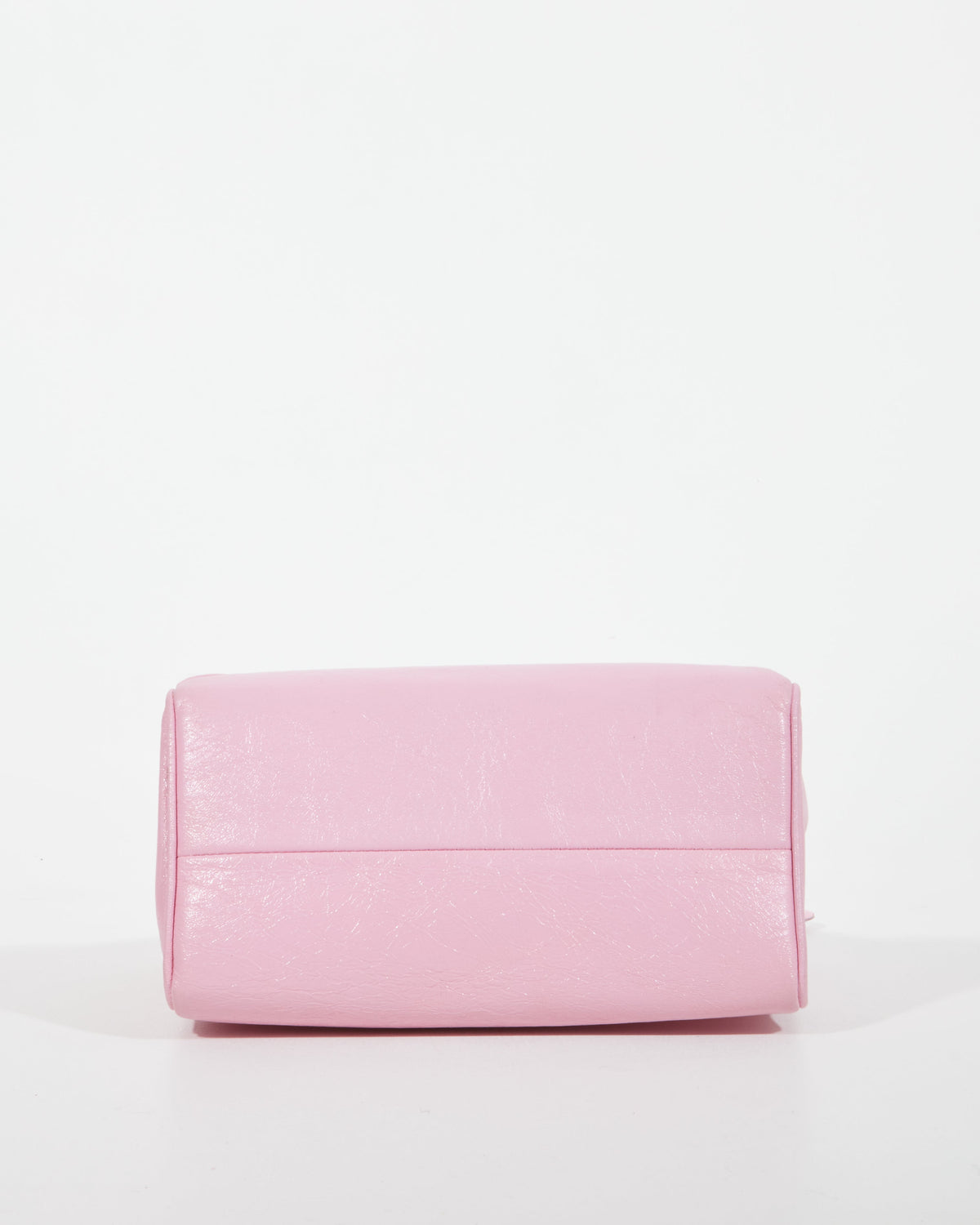 Chanel Pink Crinkled Leather 2003 Flower & Heart Shoulder Bag