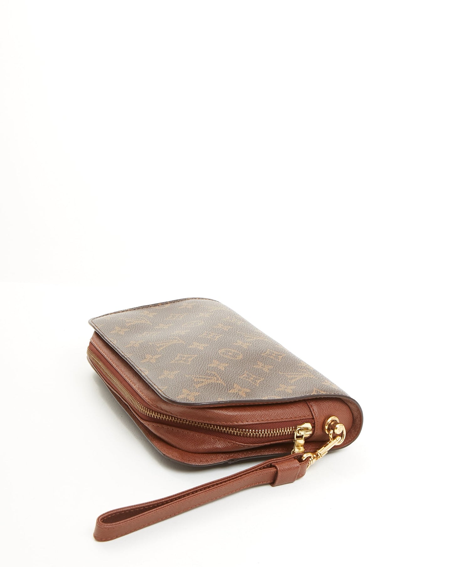 Louis Vuitton Monogram Canvas Wristlet Zip Pouch