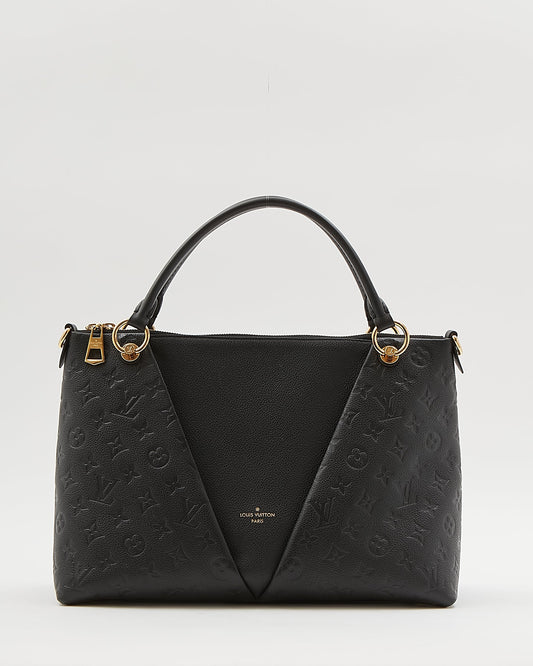 Louis Vuitton Black Monogram Empreinte V Tote MM Bag