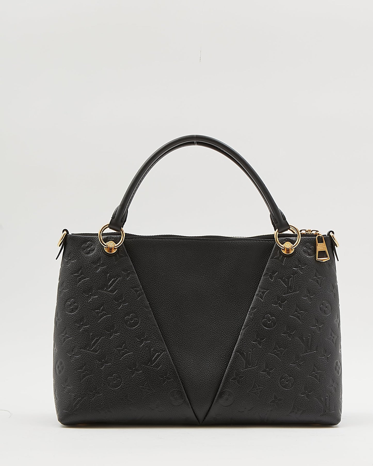 Louis Vuitton Black Monogram Empreinte V Tote MM Bag