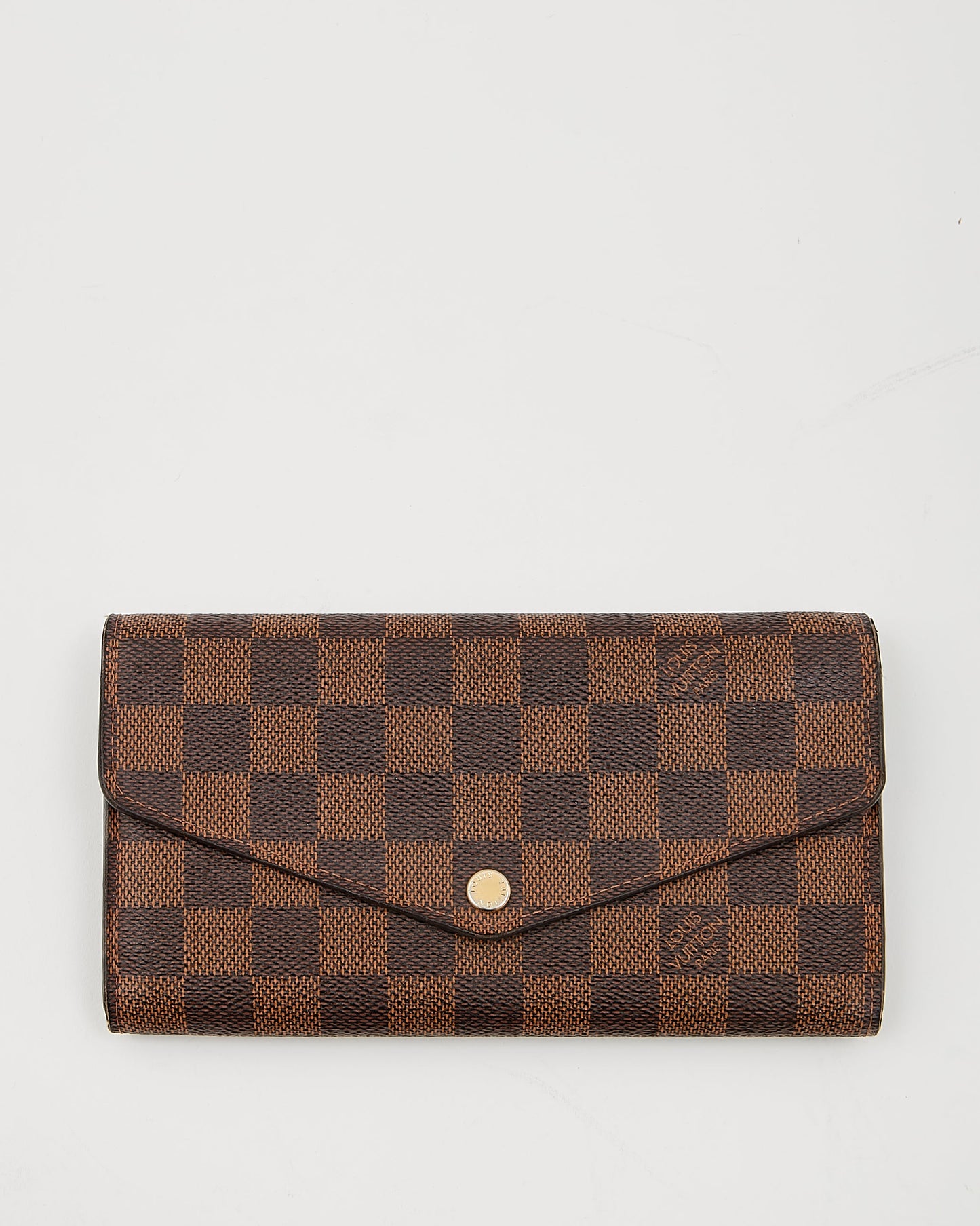 Louis Vuitton Damier Ebene Canvas Josephine Flap Wallet