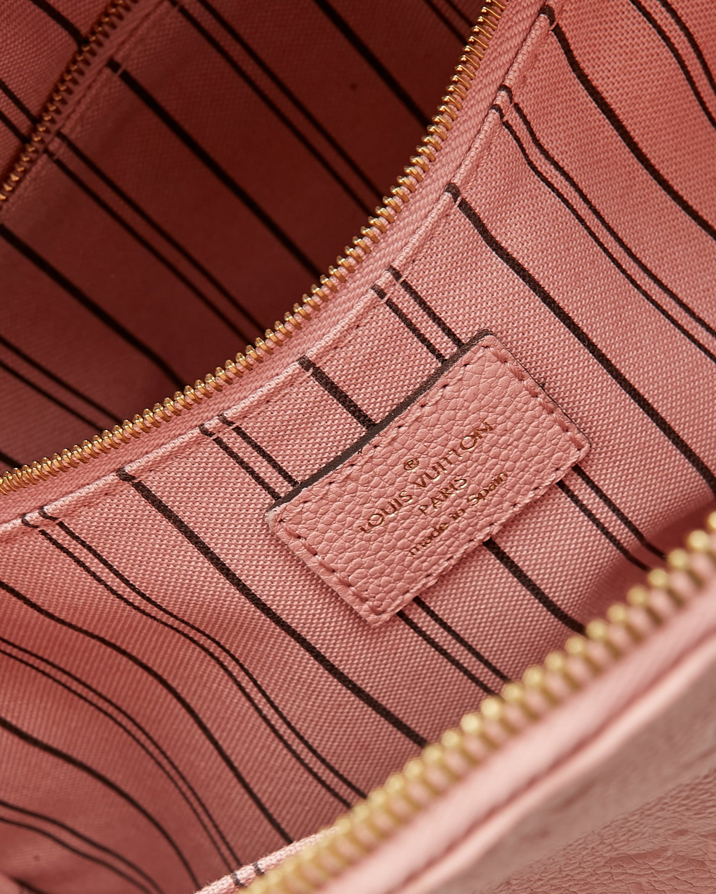 Louis Vuitton Rose Empreinte Leather Sorbonne Backpack