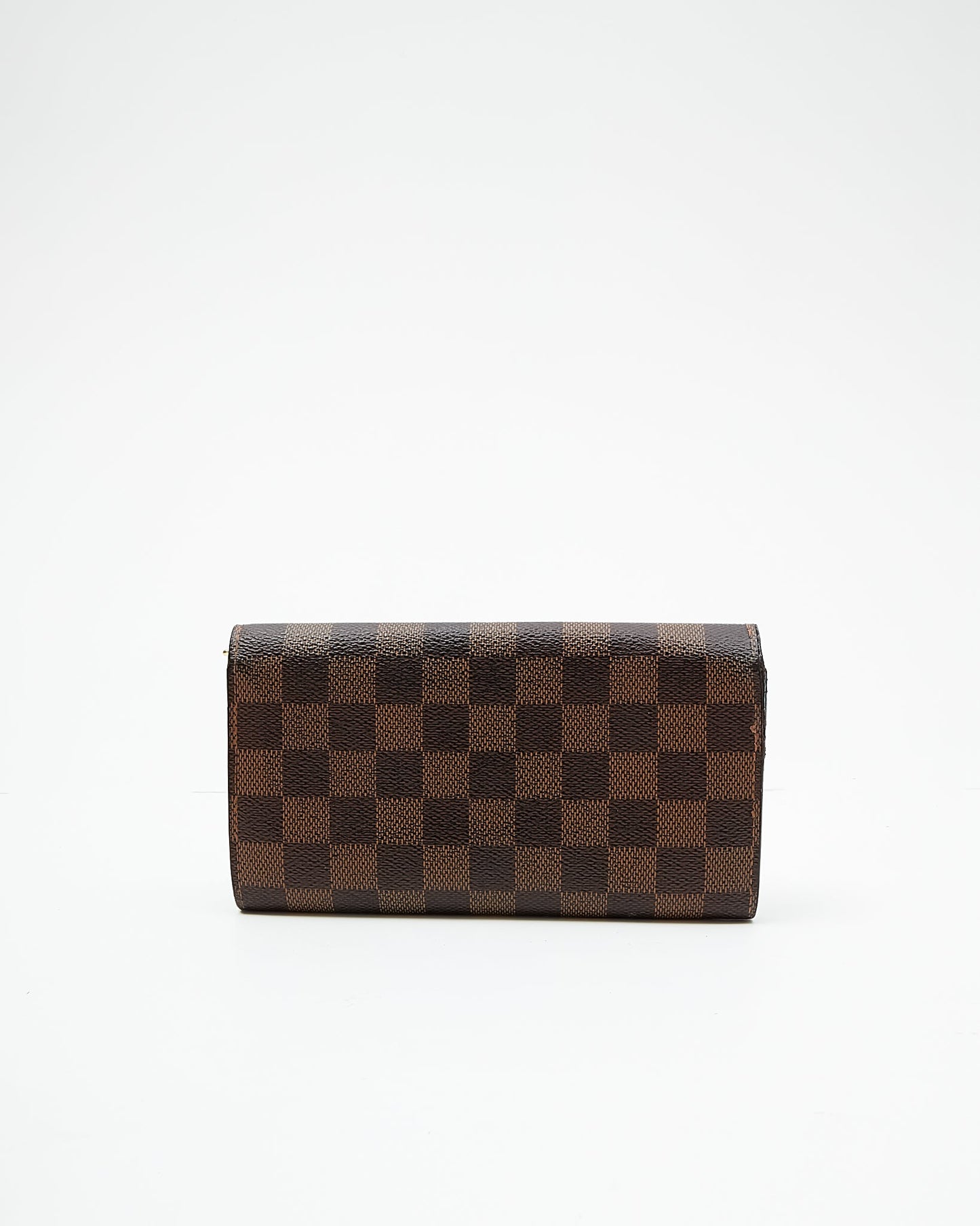 Louis Vuitton Damier Ebene Canvas Elise Wallet