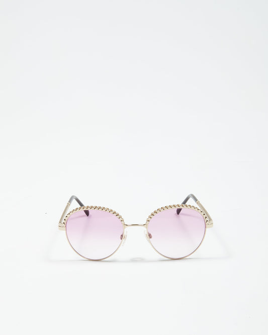 Chanel Pink Gradient Round Lense 2184 Sunglasses