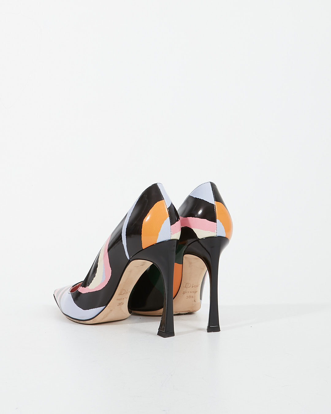 Dior Multi Colour Songe Point Toe Heel - 38.5