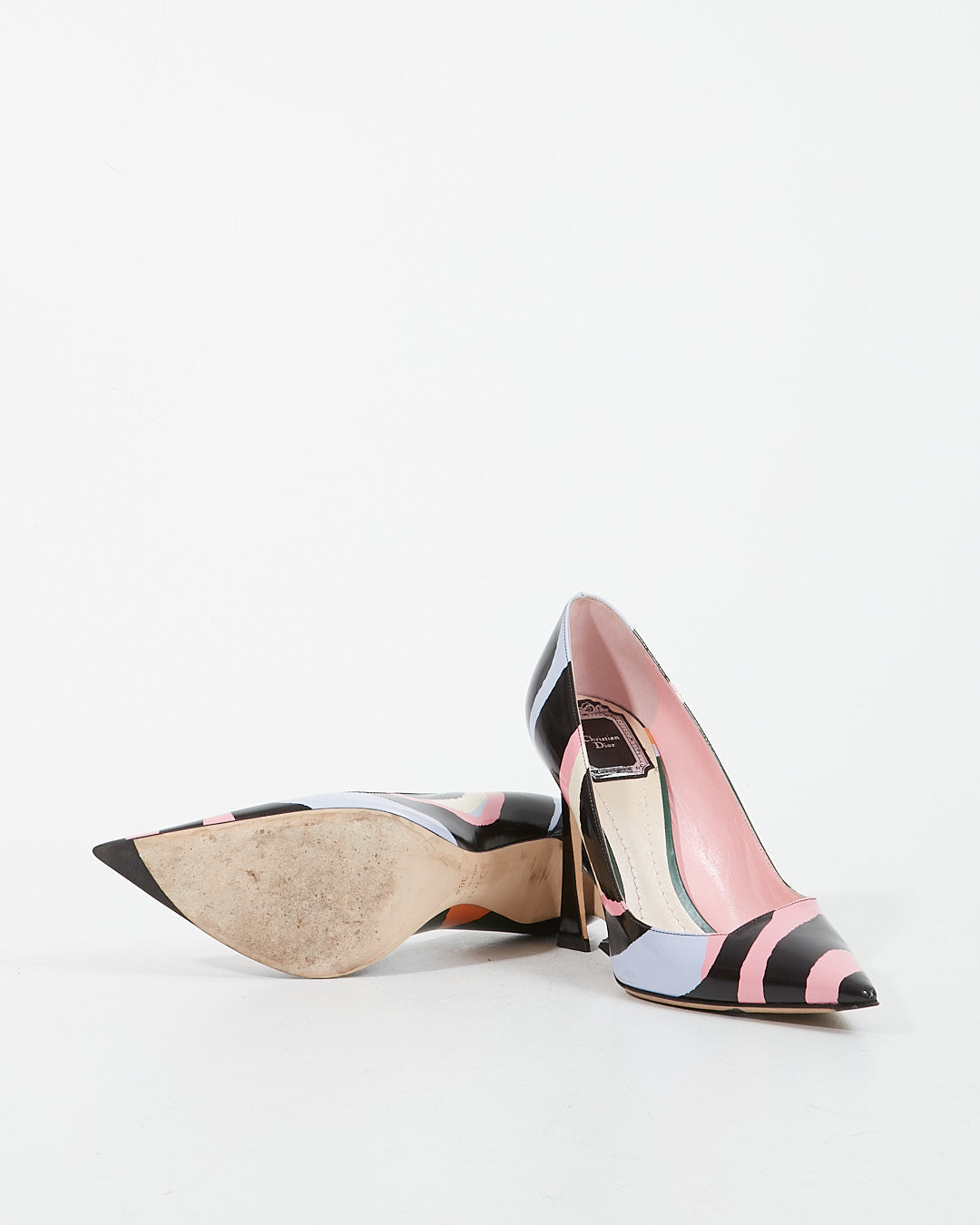 Dior Multi Colour Songe Point Toe Heel - 38.5