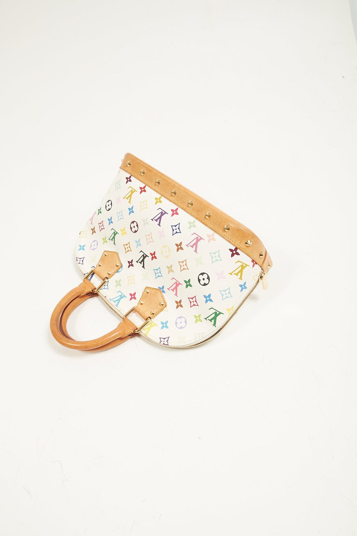 Louis Vuitton White Monogram Multicolore Alma PM Bag
