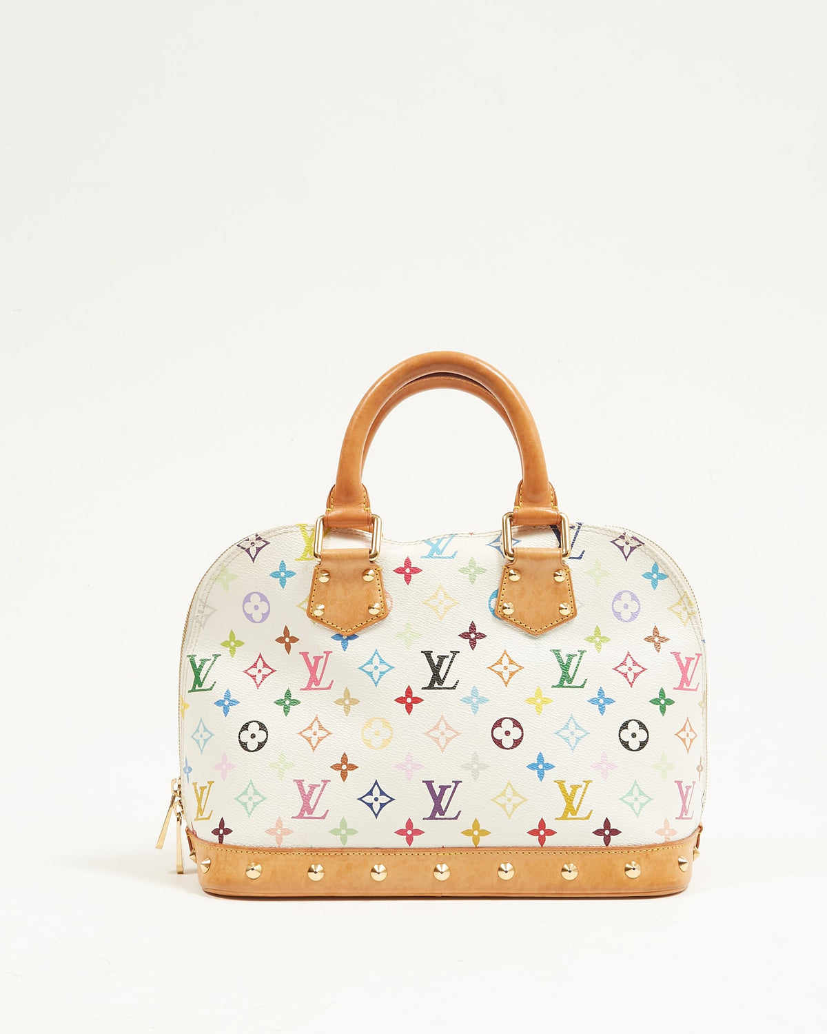 Louis Vuitton White Monogram Multicolore Alma PM Bag