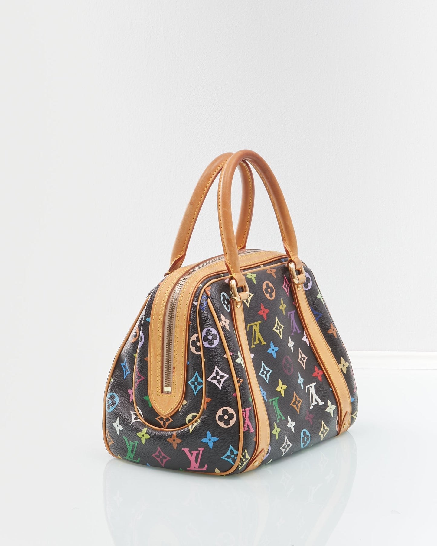 Louis Vuitton Multi Color Murakami Collection Priscilla Top Handle Bag