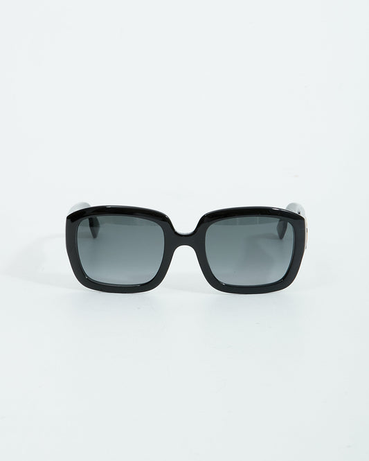 Dior Black Dior 8079O CD Logo Square Sunglasses
