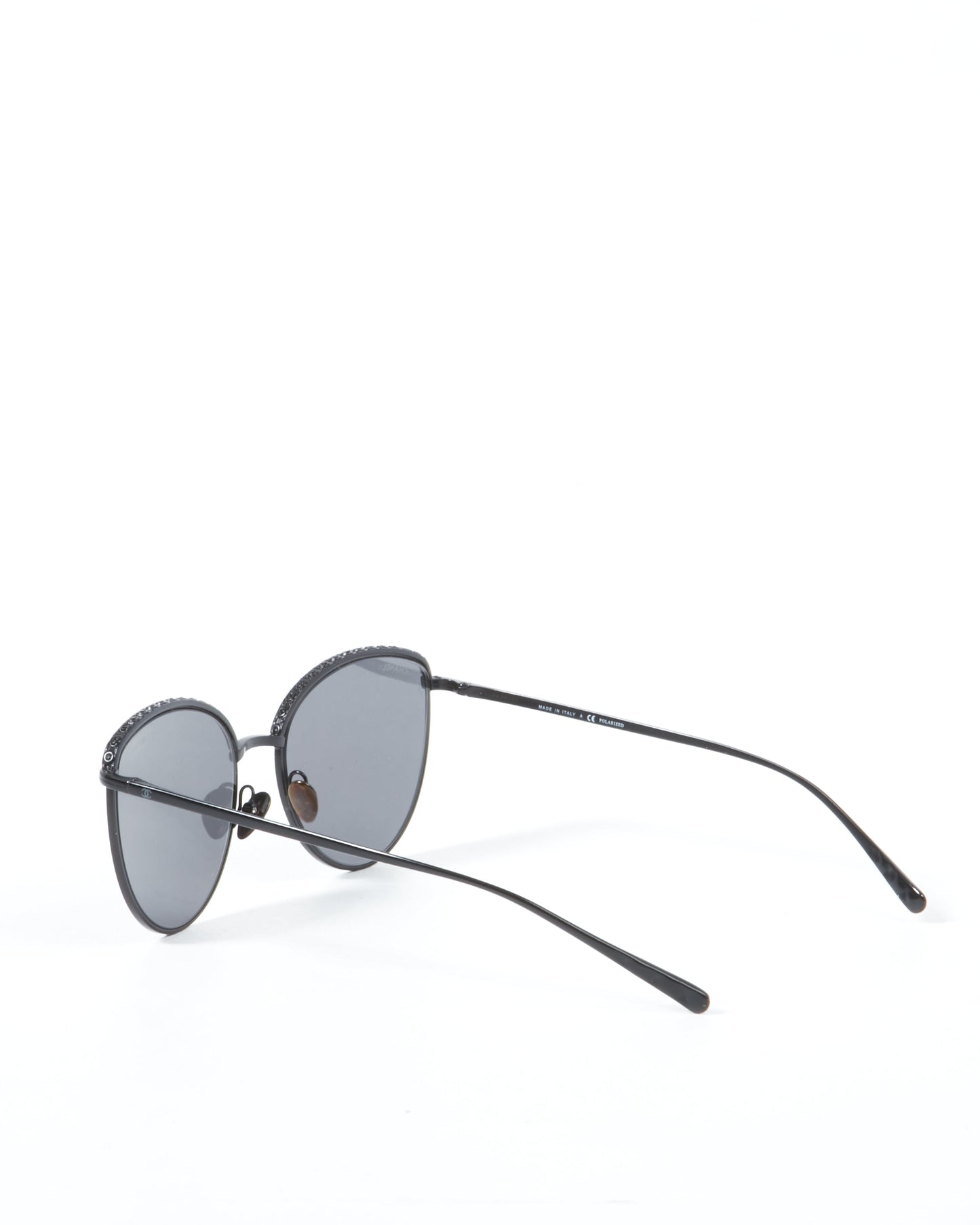 Chanel Black Cat Eye 4258-B Sunglasses