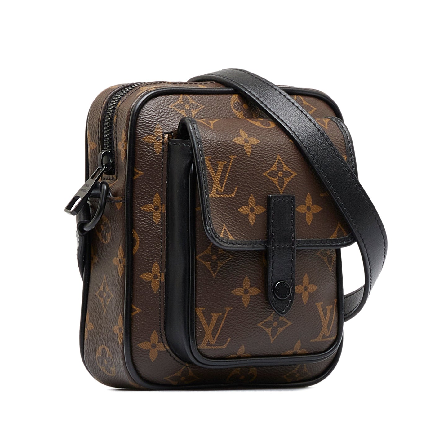 LOUIS VUITTON Monogram Macassar Christopher Wearable Crossbody Bag