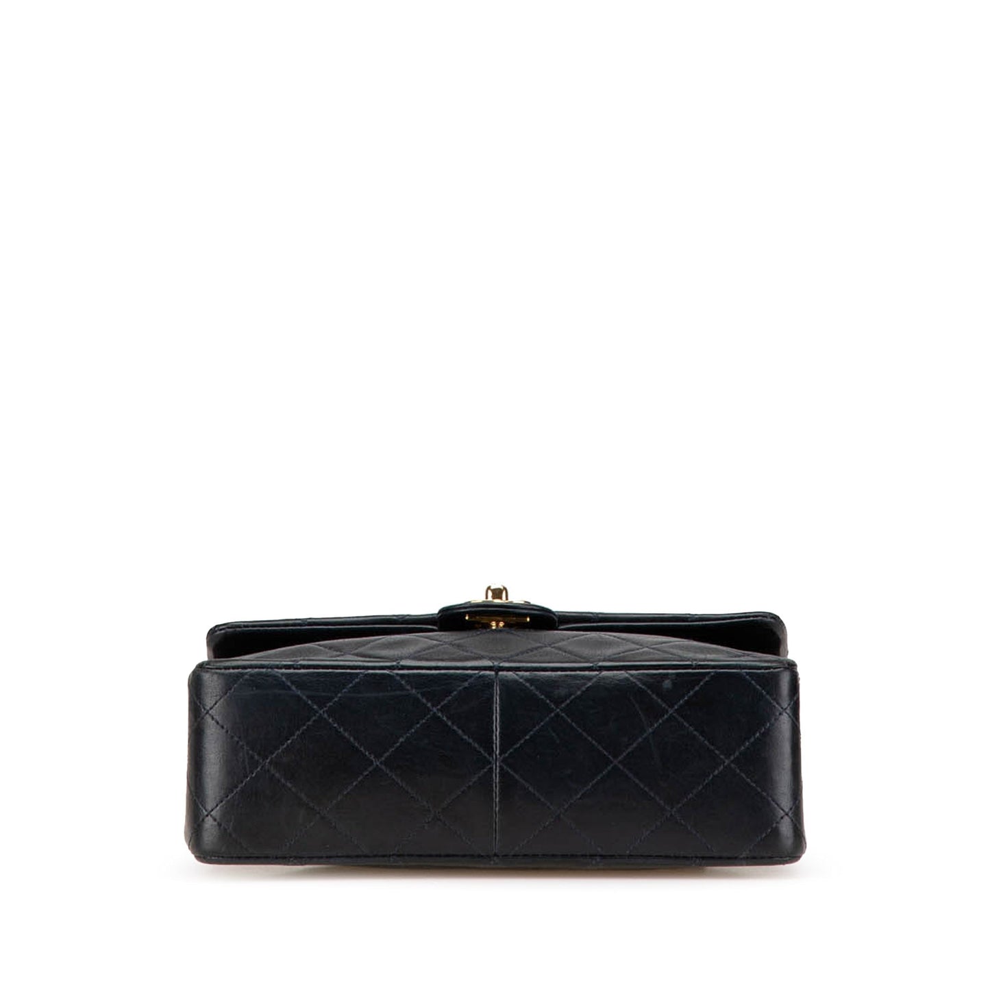 Black Chanel Mini Classic Lambskin Single Flap Crossbody Bag
