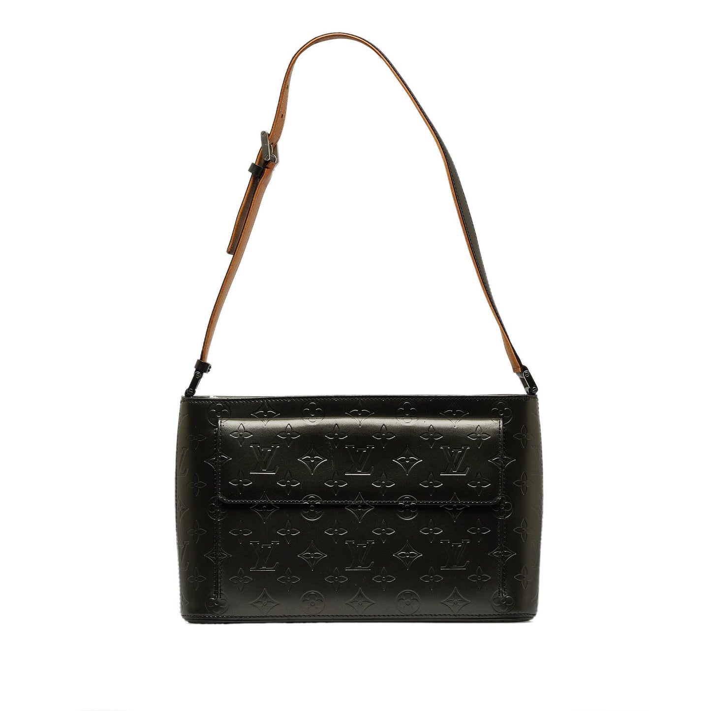 LOUIS VUITTON Monogram Mat Alston Shoulder Bag