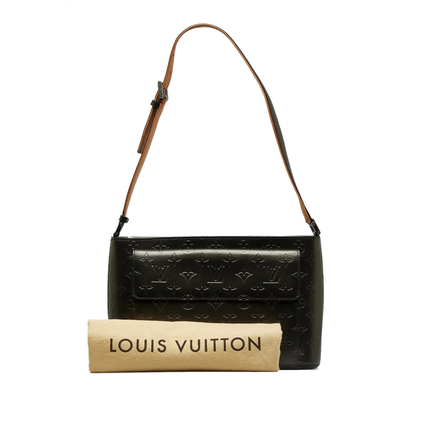 LOUIS VUITTON Monogram Mat Alston Shoulder Bag