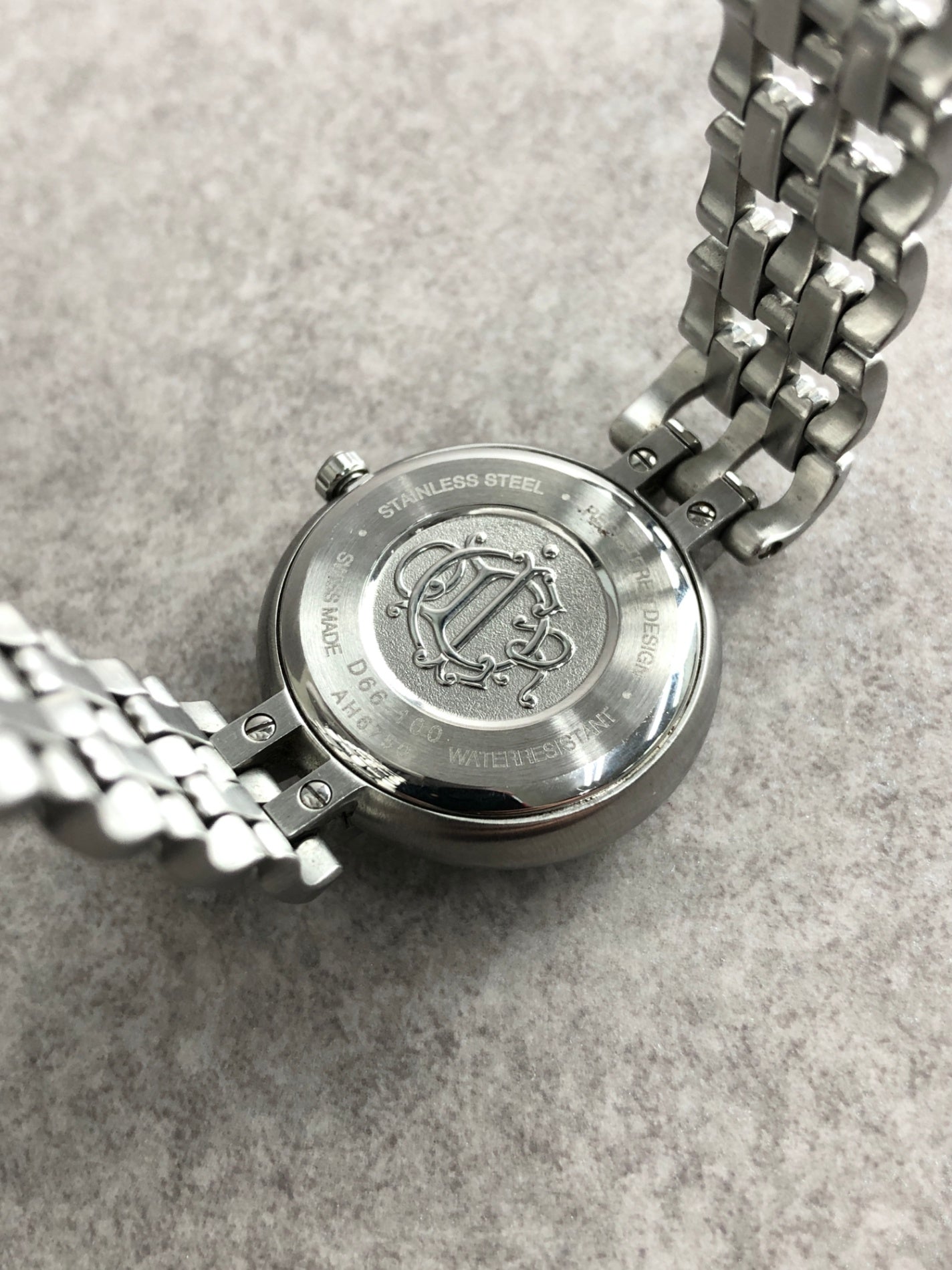 Christian Dior Quartz Watch Silver M51980 Vintage 3ptzbd