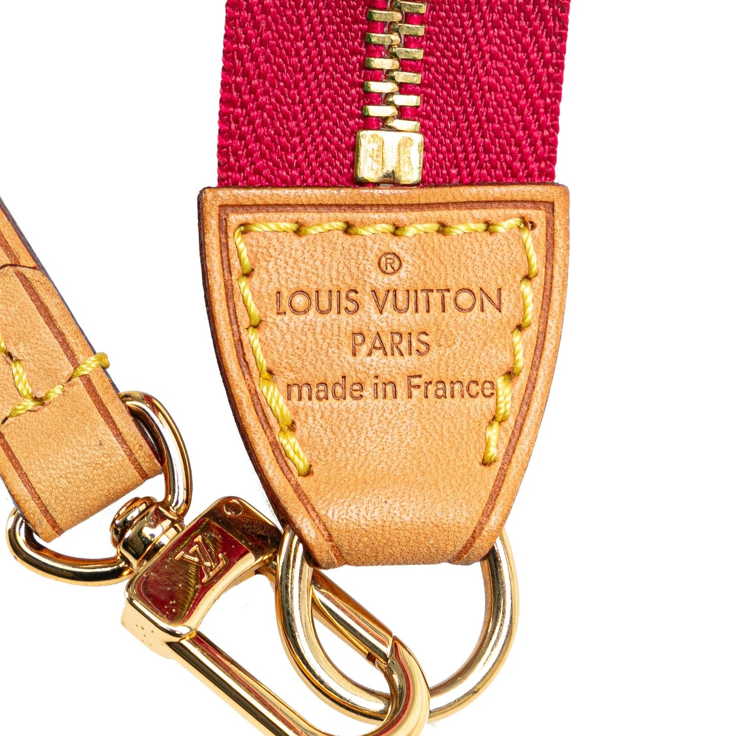 Pink Louis Vuitton Monogram Vernis Ikat Pochette Accessoires Shoulder Bag
