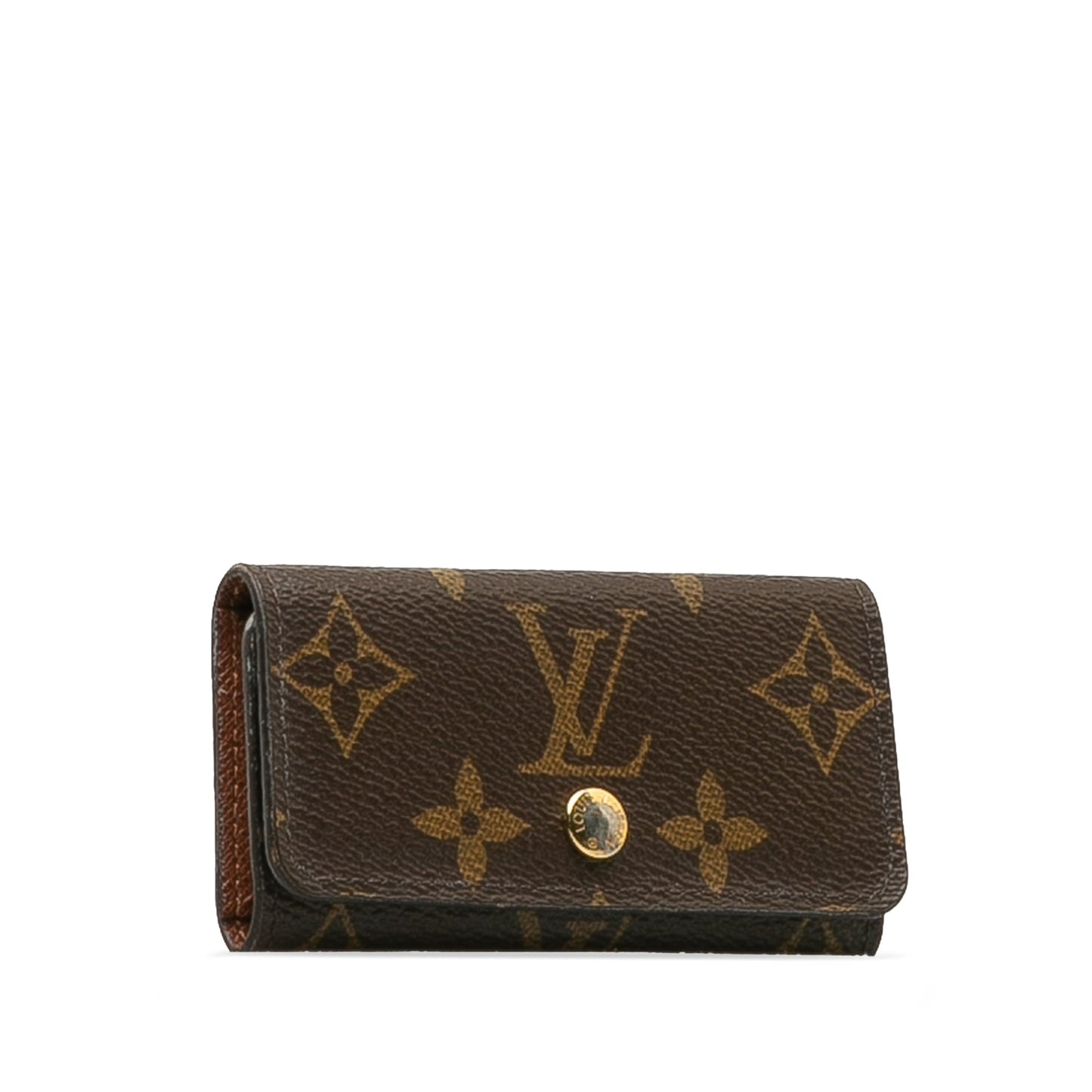 Brown Louis Vuitton Monogram 4 Key Holder