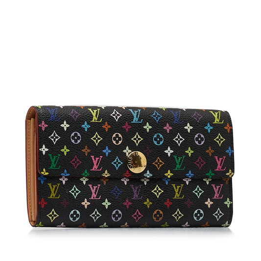 LOUIS VUITTON Monogram Multicolore Sarah Long Wallet Long Wallets