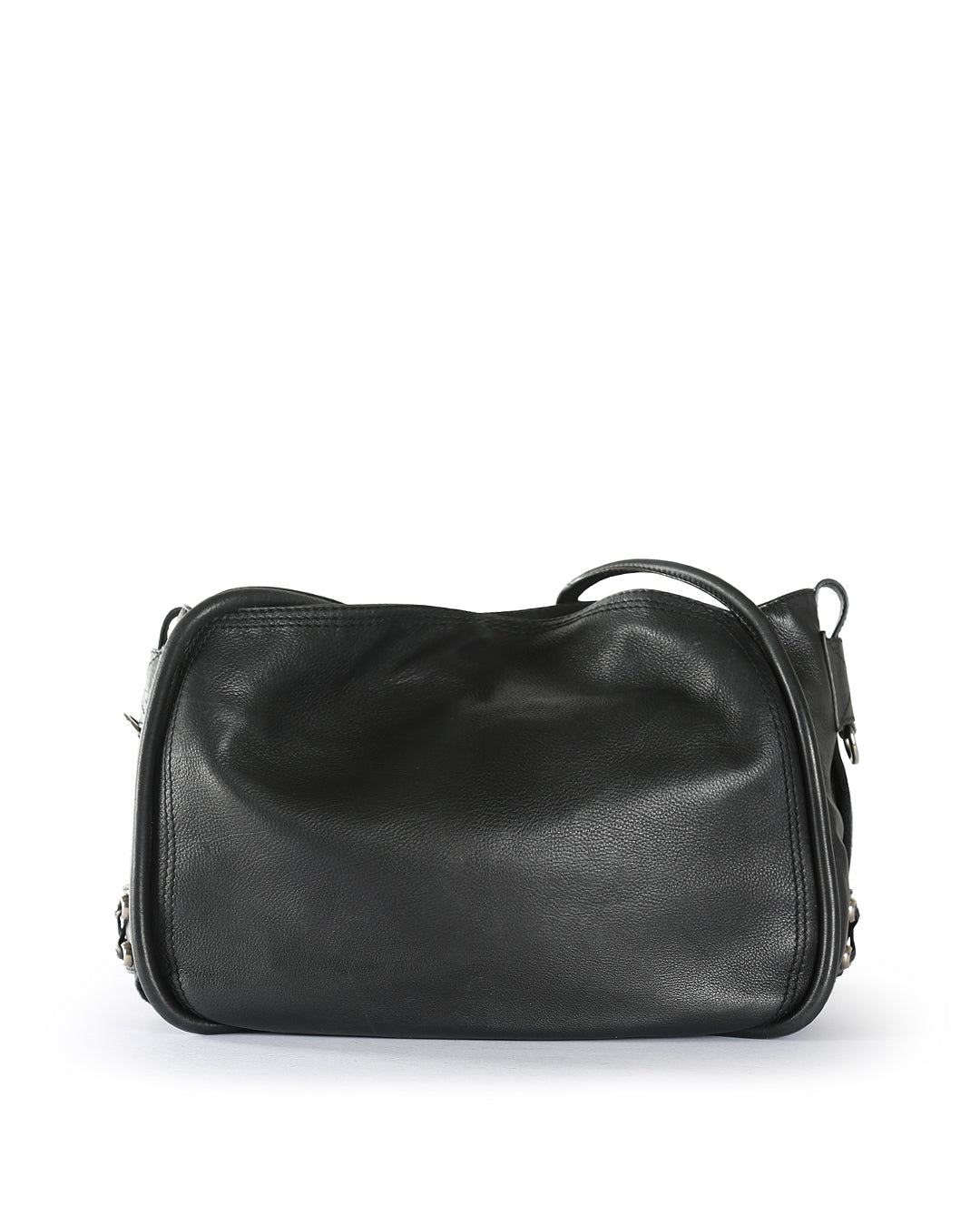 CHRISTIAN DIOR Black Leather Crossbody Bag