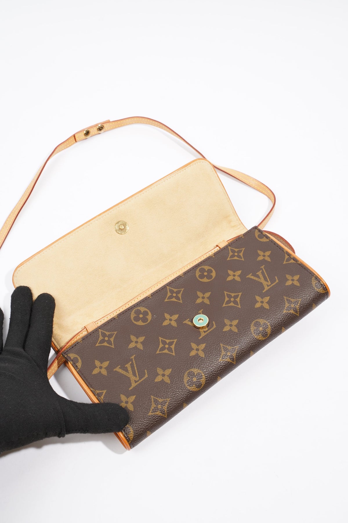 Louis Vuitton Twin Pochette Monogram Coated Canvas GM