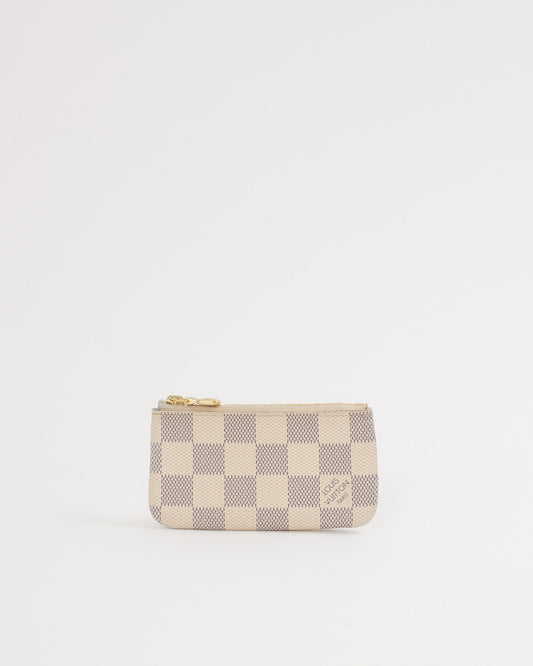 Louis Vuitton Damier Azur Canvas Key Pouch