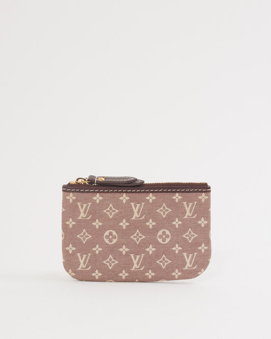 Louis Vuitton Monogram Mini Lin Key Chain Pouch