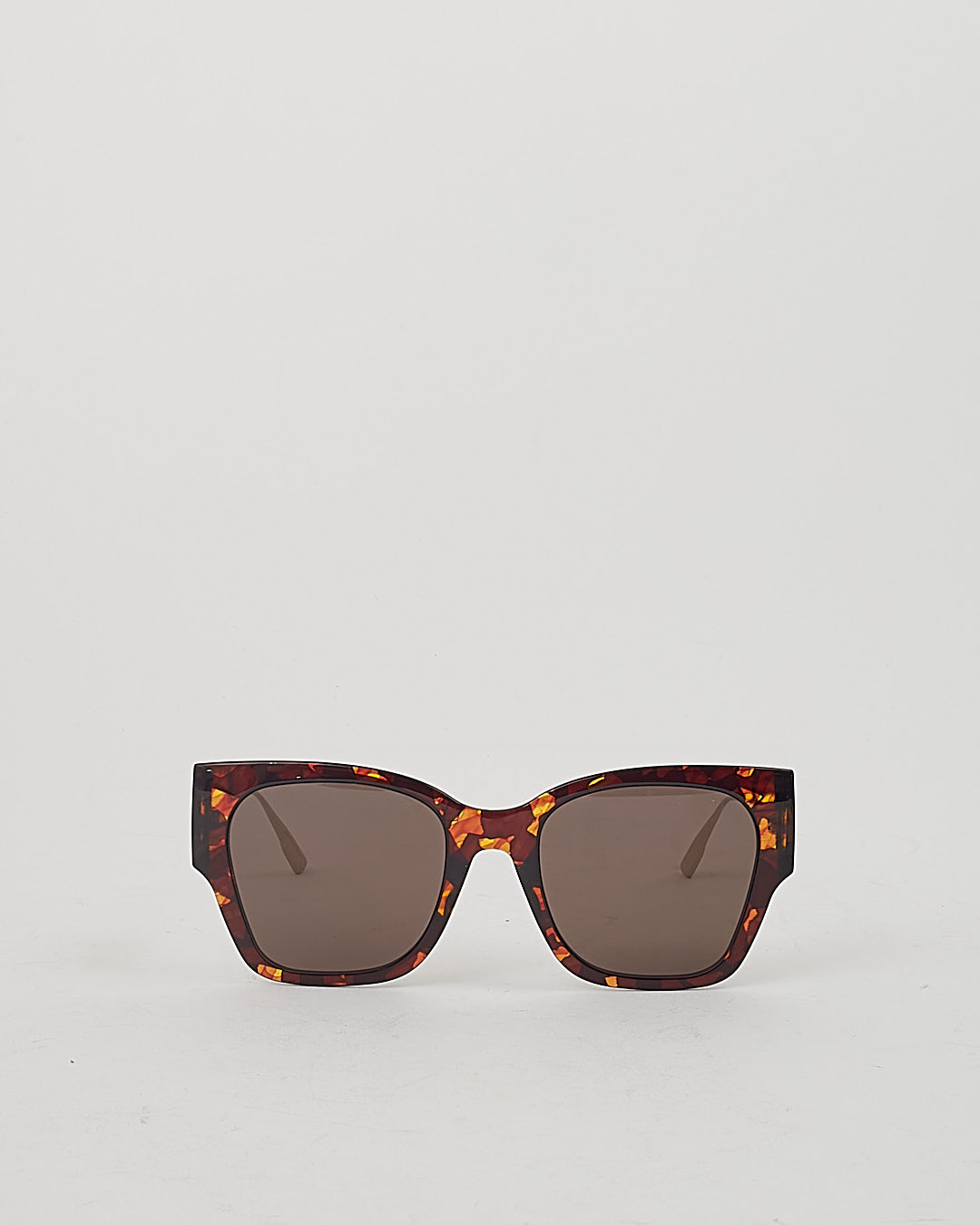 Dior Brown Tortoise 30Montaigne Oversized Sunglasses