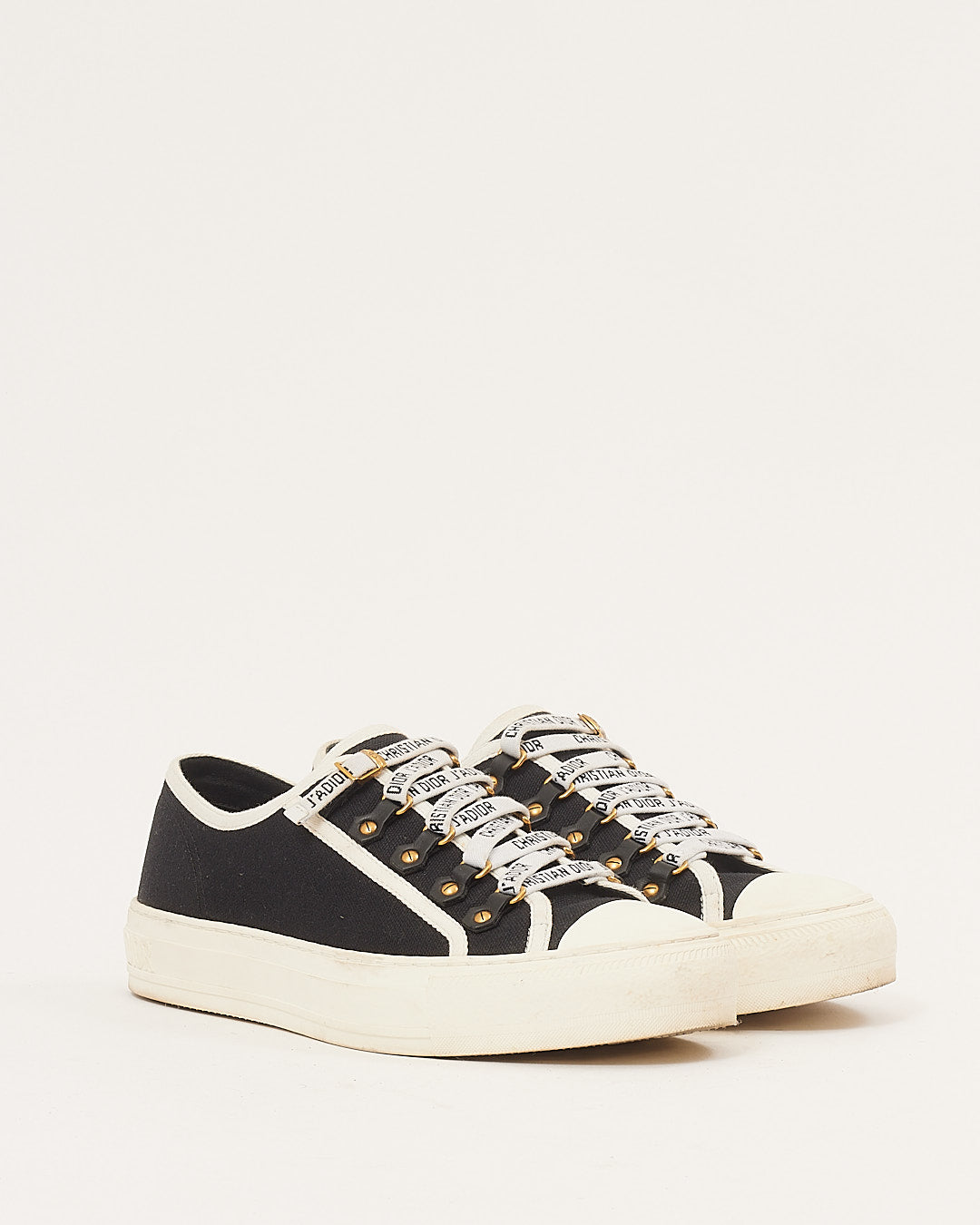 Dior Black Fabric Walk'N Dior Sneaker - 39