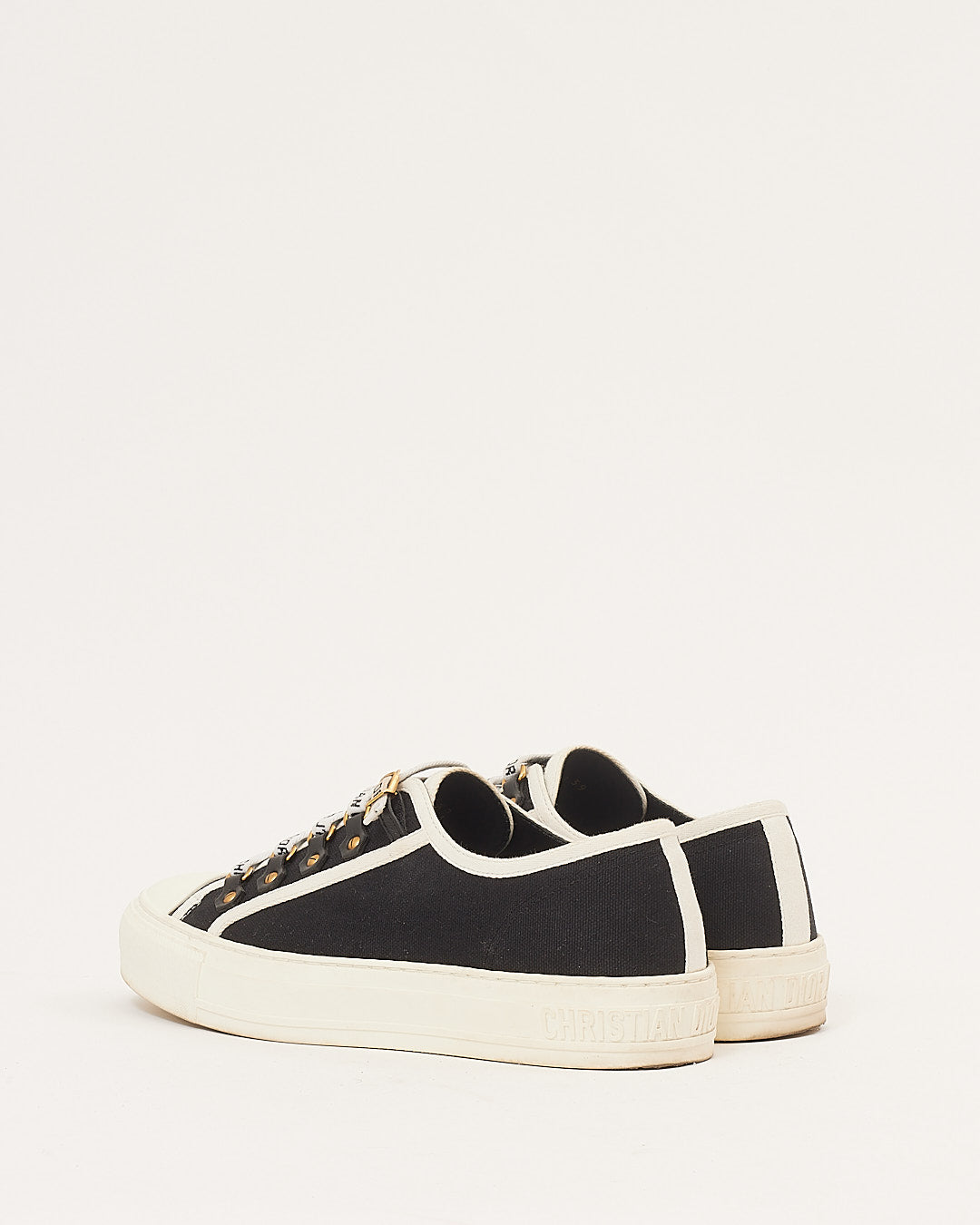 Dior Black Fabric Walk'N Dior Sneaker - 39