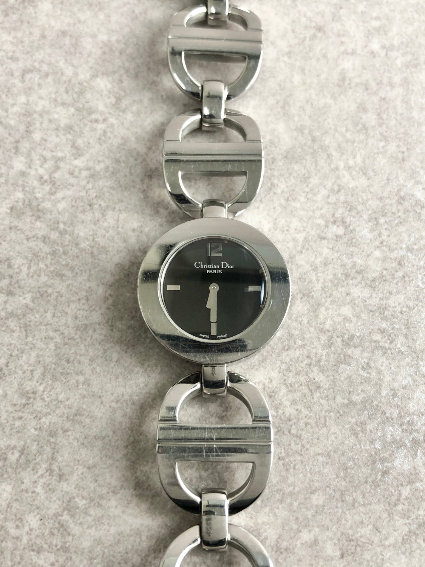 Christian Dior Watch Silver CD022110 Vintage e4madz