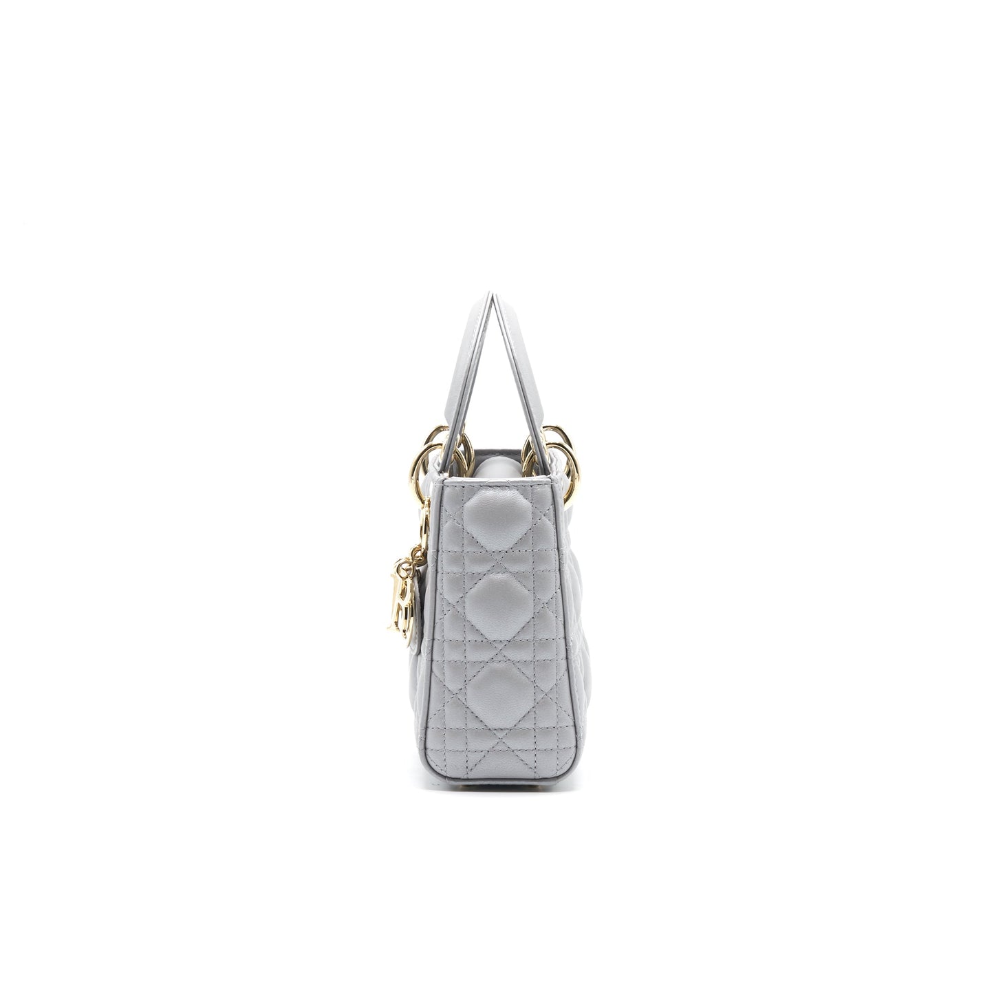 Dior Mini Lady Dior Grey GHW