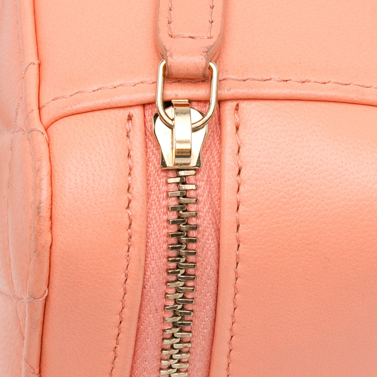 Orange Chanel CC Quilted Lambskin Pearl Crush Camera Bag
