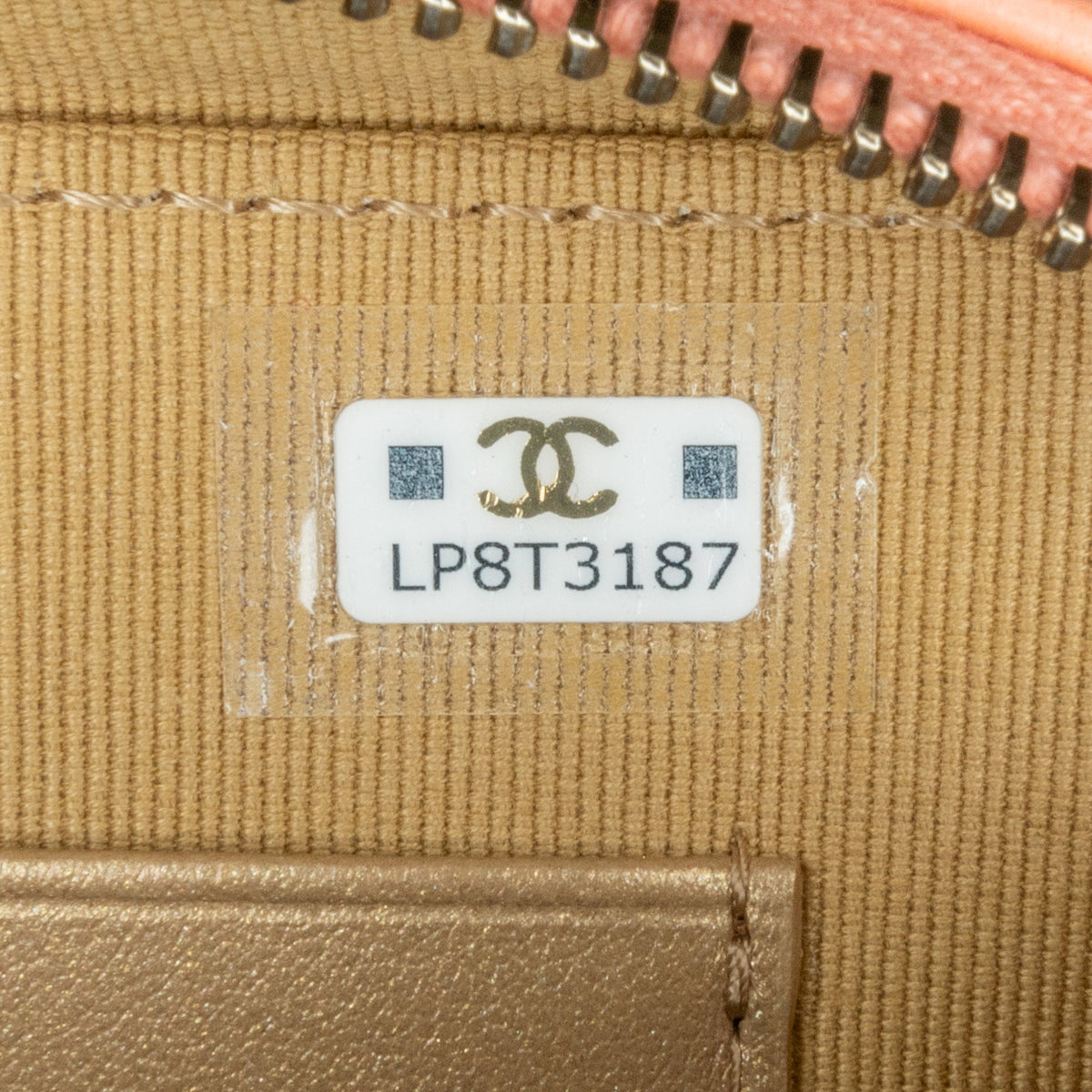 Orange Chanel CC Quilted Lambskin Pearl Crush Camera Bag