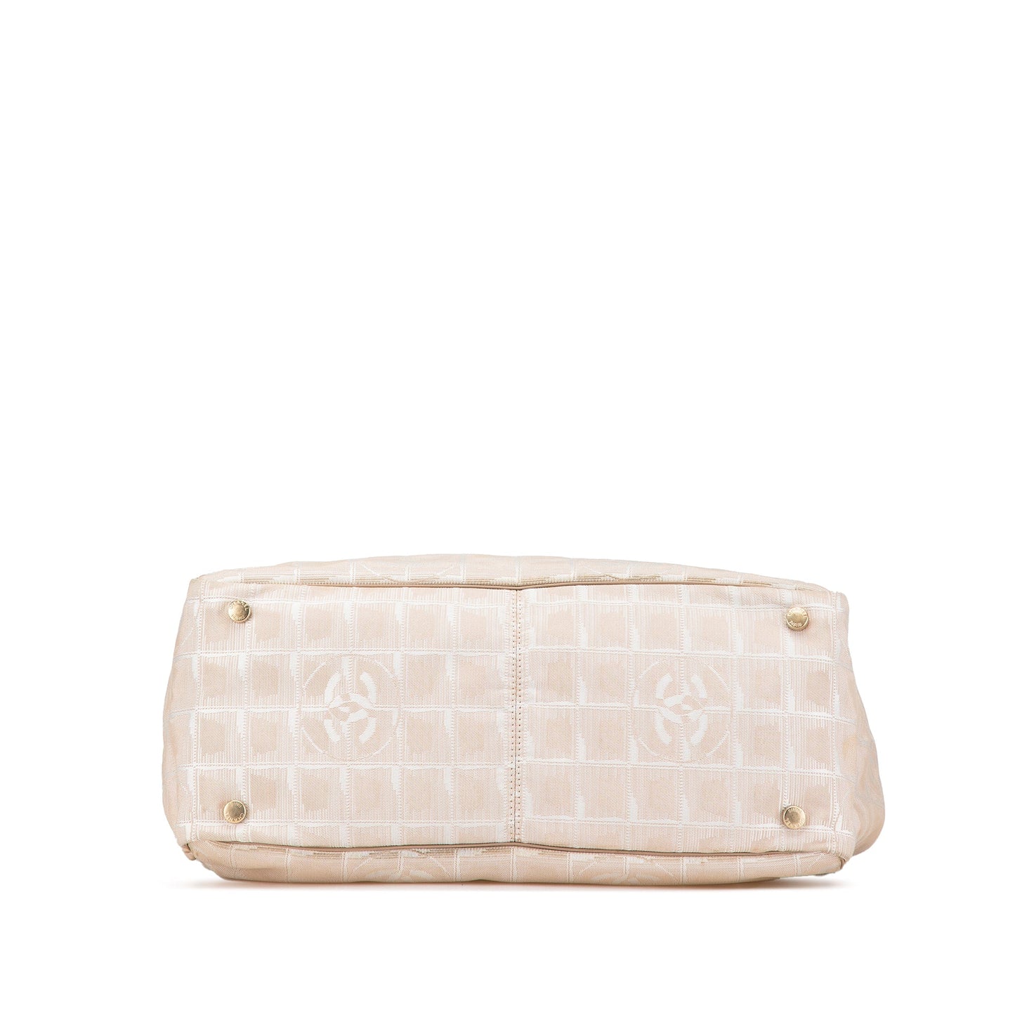 White Chanel New Travel Line Nylon Tote