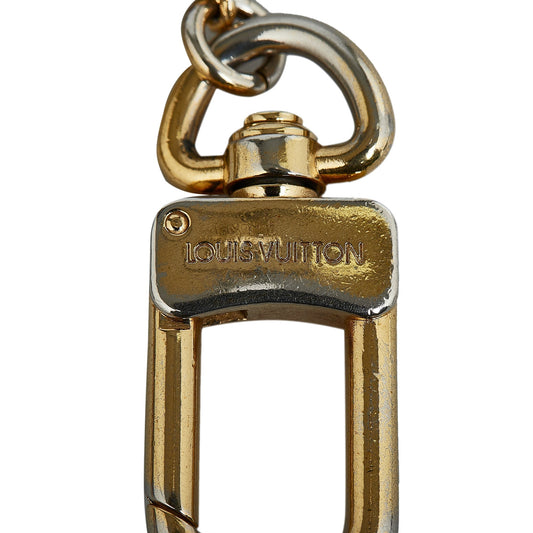 LOUIS VUITTON Gold-Tone Key Chain