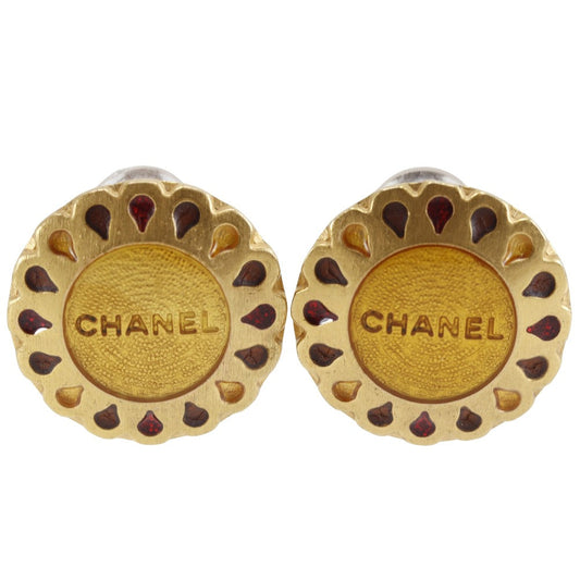 Chanel Flower Motif Earrings