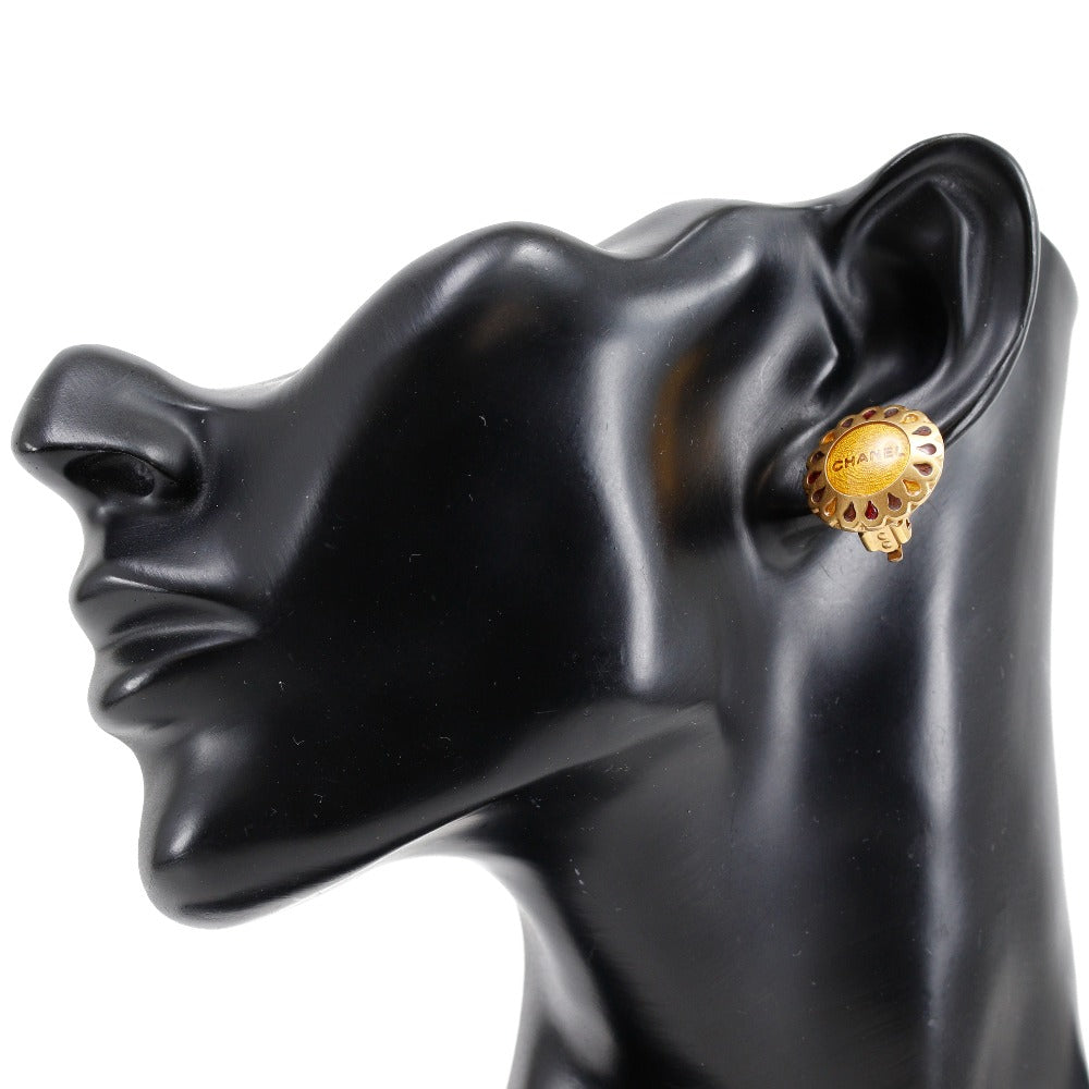 Chanel Flower Motif Earrings