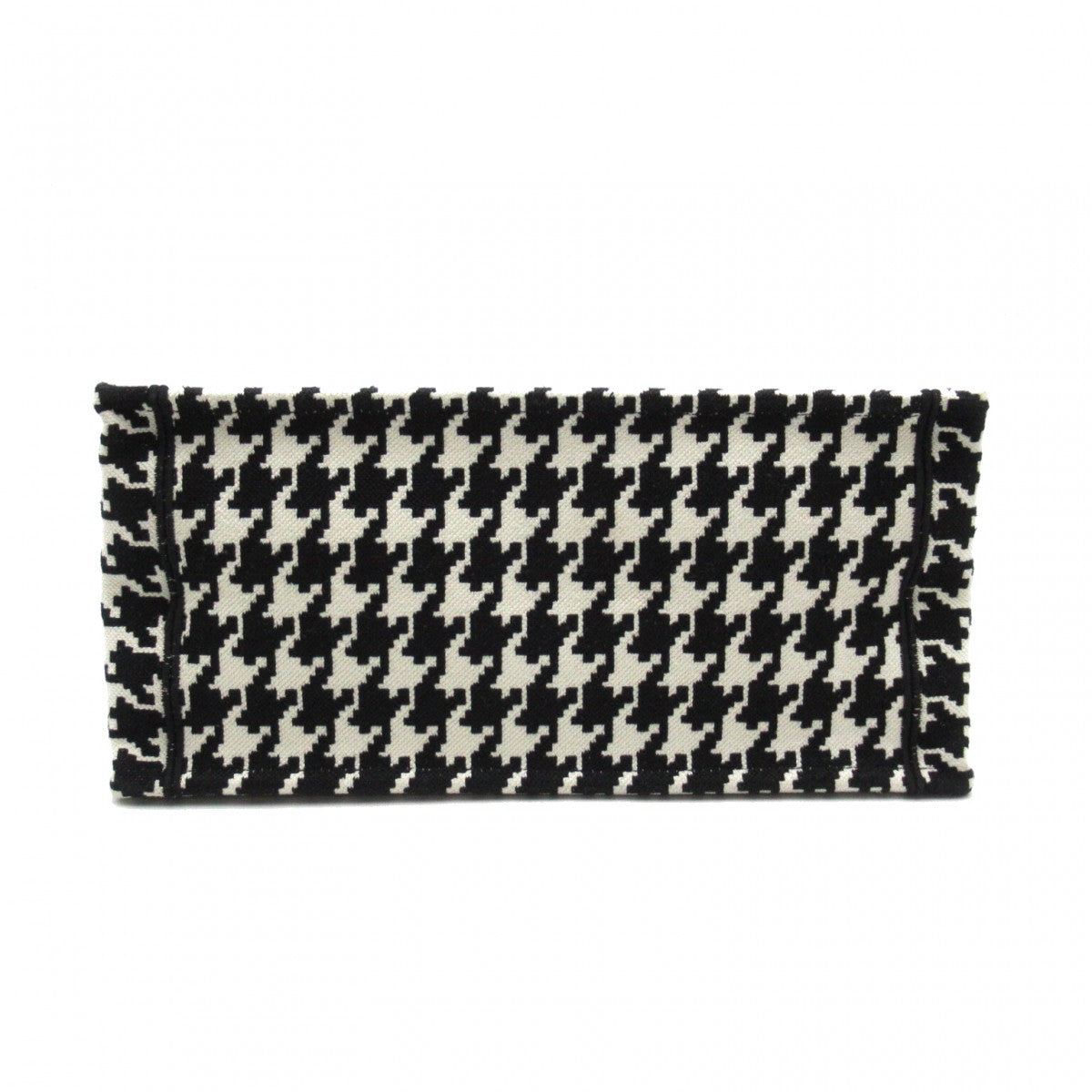 Houndstooth Canvas Medium Book Tote