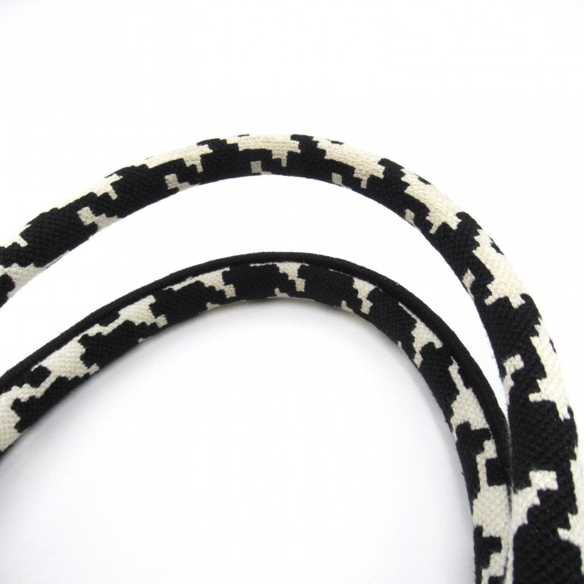 Houndstooth Canvas Medium Book Tote