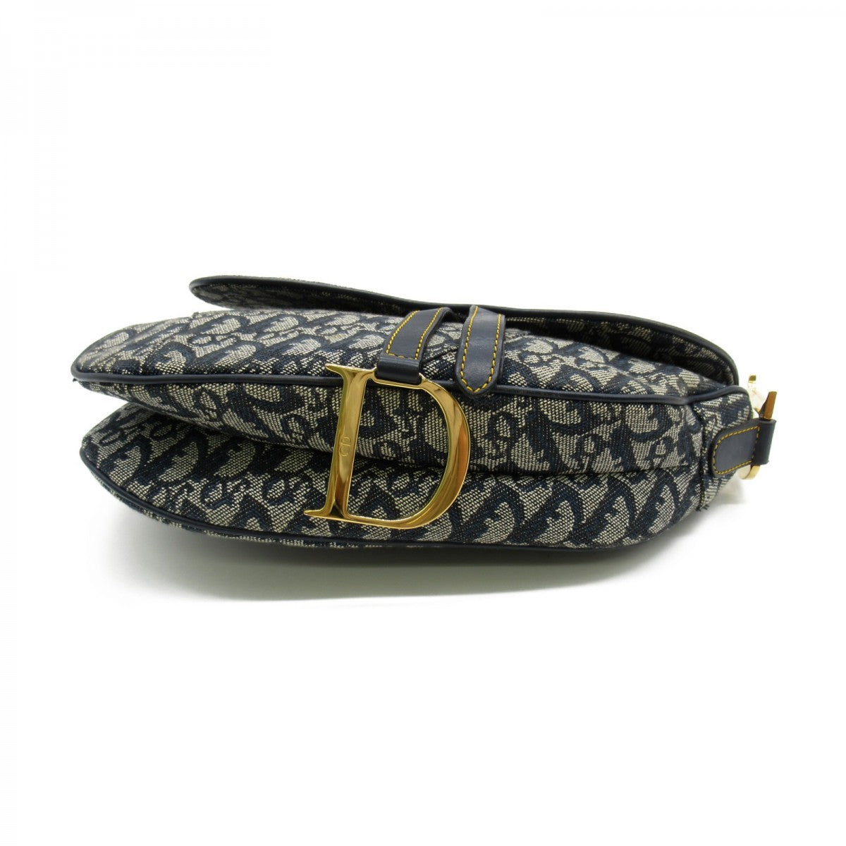 Medium Oblique Canvas Saddle Bag